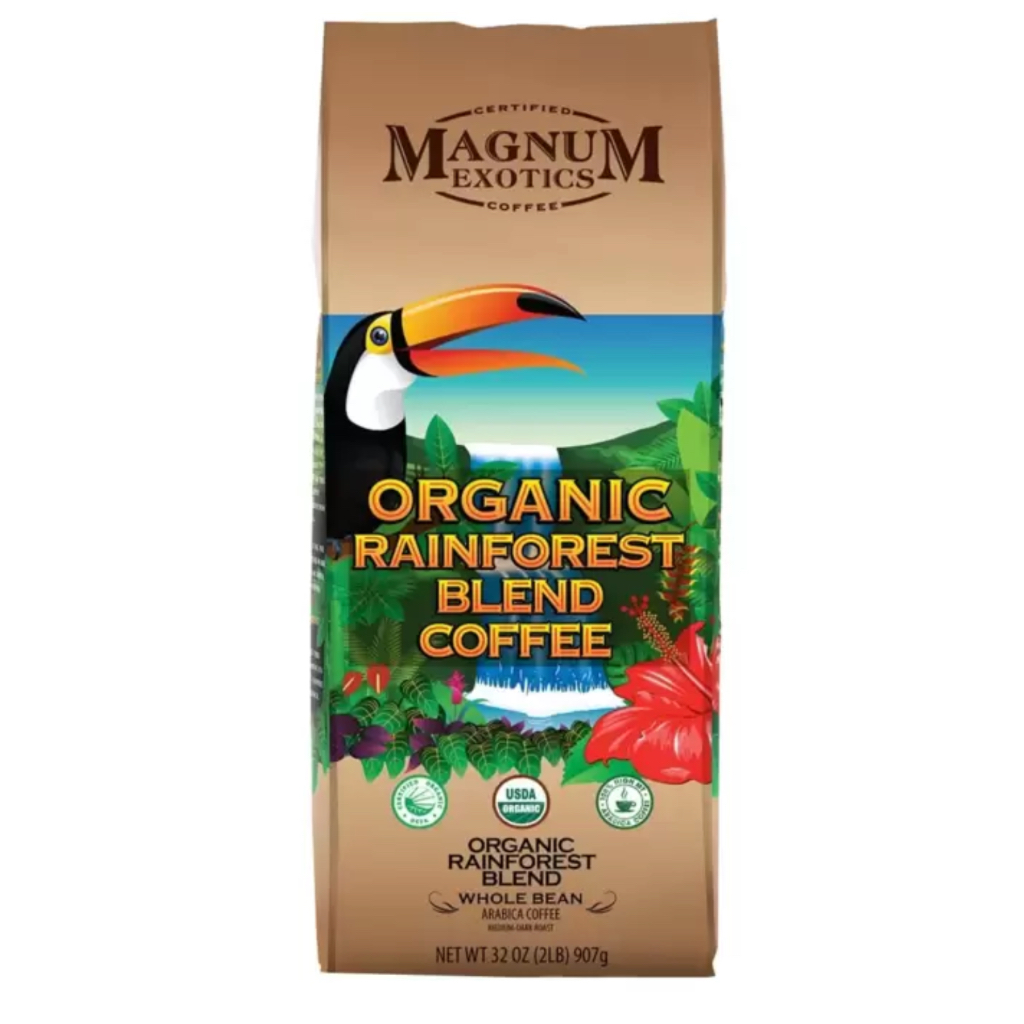 好市多代購-Magnum 熱帶雨林有機咖啡豆 907公克