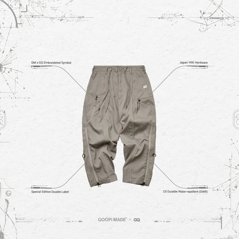 Goopi x GQ - “ZR-M04” Multi-type Suit Trousers - L-Gray