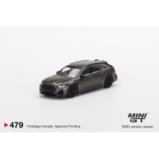 【模物雜貨店】MINI GT 1/64模型車 #479 ABT Audi RS6-R Daytona Grey