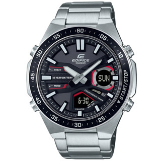 【聊聊甜甜價】CASIO EDIFICE 運動風雙顯腕錶 EFV-C110D-1A4V