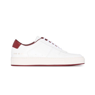 輕奢品牌 Common Projects 70s 復古短筒紅底白色球鞋滑板鞋