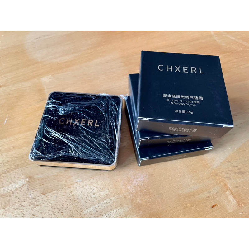 全新散裝-日本CHXERL養膚氣墊粉餅#1個主盒3個補充盒 合售$590(自然色)