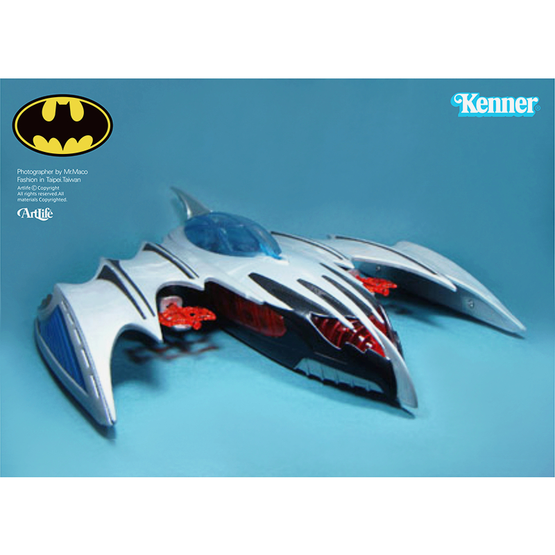 Artlife ㊁ KENNER 1997 DC BATMAN ICEGLOW BATHAMMER 蝙蝠俠 噴射飛機