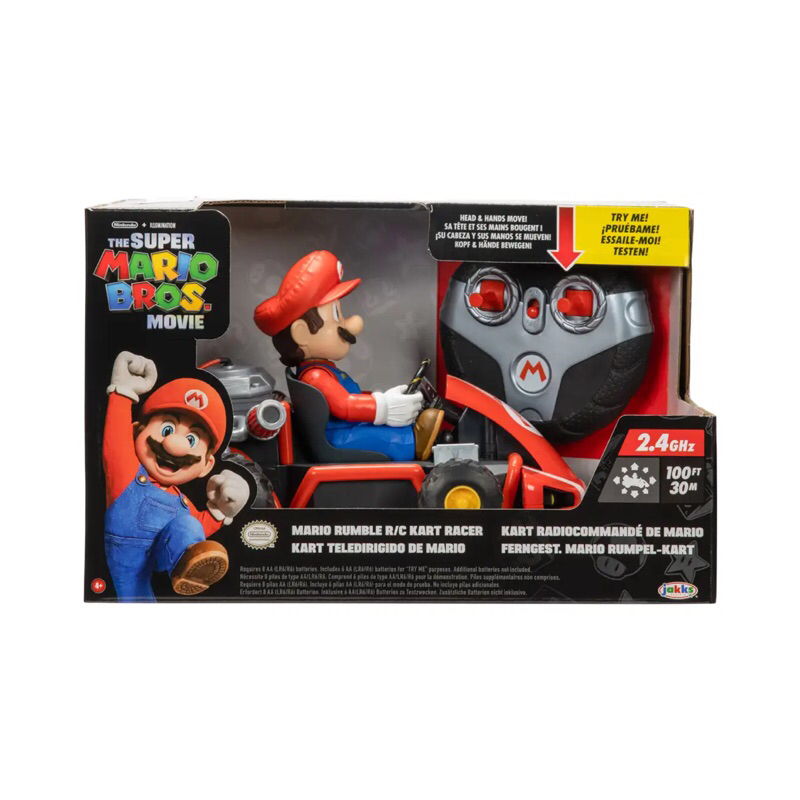 🔥成品潮玩🔥 JAKKS Nintendo 任天堂 Super Mario 超級瑪利歐 瑪利歐電影 激速扭轉遙控車