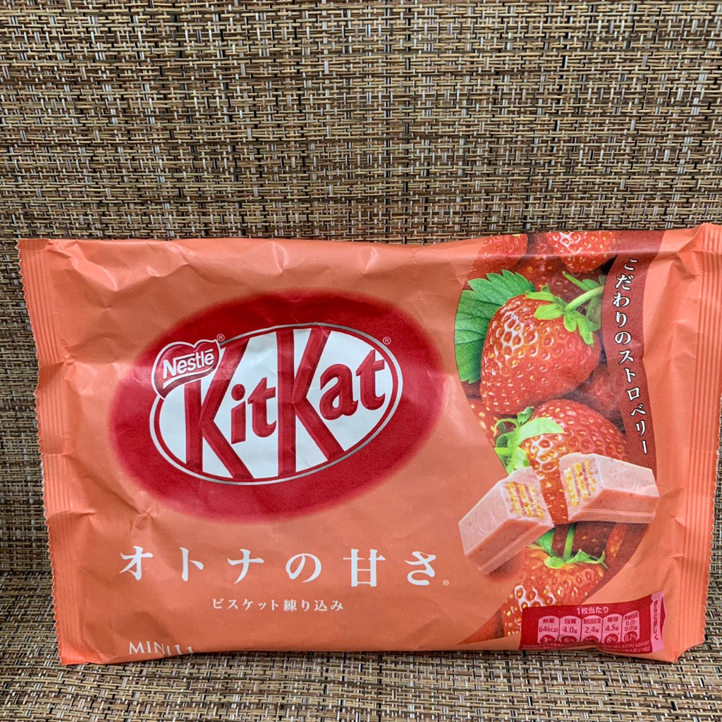 [滿口香直播] 現貨 2024.01月商品  KitKat威化可可餅乾-草莓風味 賞味期間2024.01.30