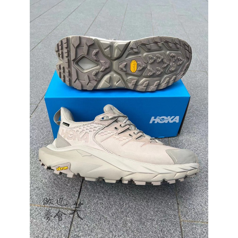 🇯🇵免運新上市🇯🇵 HOKA ONE ONE Kaha 2 low 二代 GORE TEX 登山鞋 防水 低筒登山靴沙色