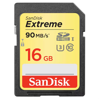 『儲存玩家』SanDisk 16GB 16G Extreme SDHC U3 讀90 寫40