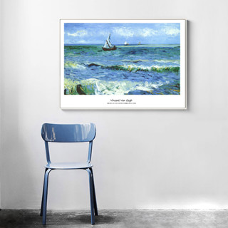 梵谷‧海濱的漁船-Horizontal 掛畫 裝飾畫 森活小飾 Lifedecor |臺灣製造 兩個工作天快速出貨
