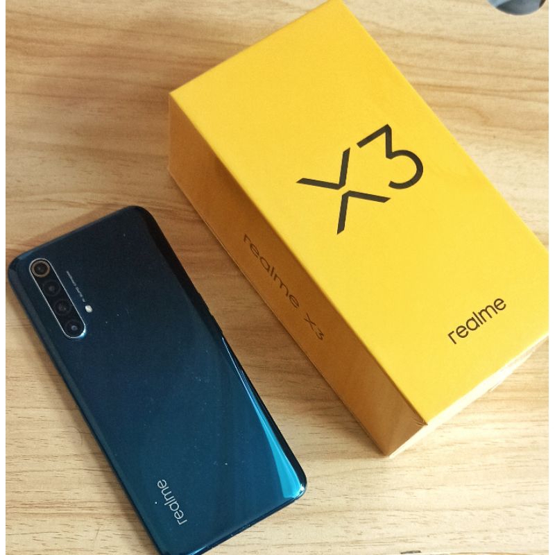 Realme X3 8g/128g  6.6吋  冰川藍9.5成新 盒裝齊全 加送保護殼 外觀良好 不會卡頓 備用機首選