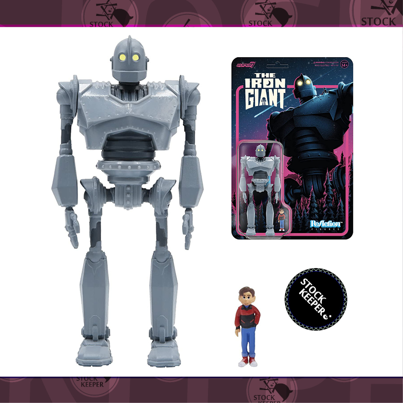 ◀倉庫掌門人▶SUPER7 Iron Giant 動畫 鐵巨人 正常 標準形態 吊卡 主角 Hogarth Hughes