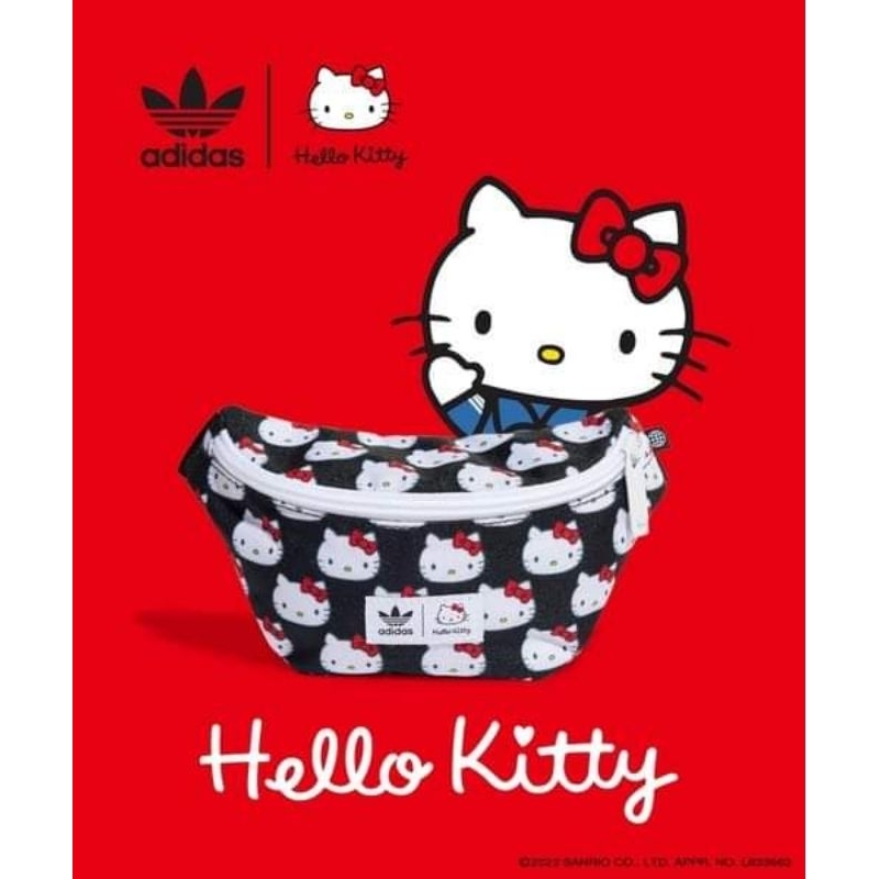 Adidas Originals HELLO KITTY X FOR HER 聯名 兒童 休閒腰包