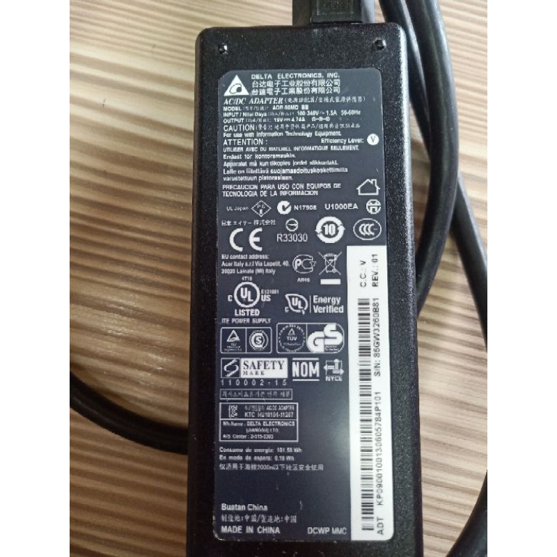 台達電 變壓器 電源供應器 ADP-90MD BB 19V 4.74A 筆電 充電器