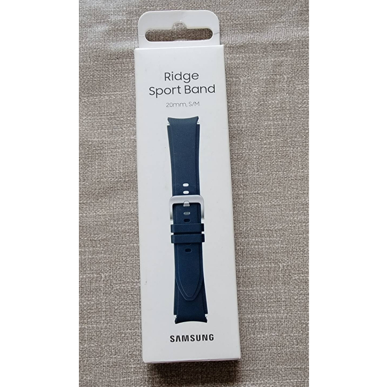 Samsung 原廠 Galaxy Watch 4/5 Ridge Sport Band運動錶帶 藍 S/M