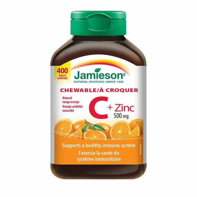 Jamieson 維生素C+鋅 咀嚼片