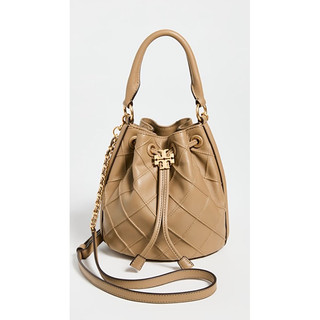Tory Burch 小羊皮 菱格 水桶包 Fleming Soft Mini Bucket Bag