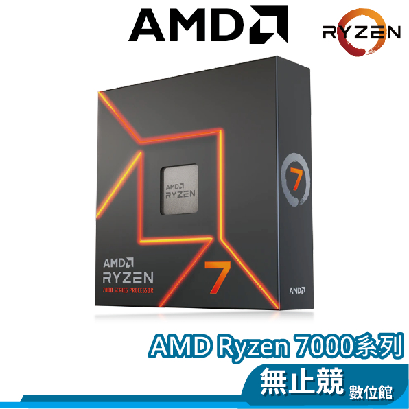 AMD超微 Ryzen 7000系列 CPU處理器 ZEN4 AM5 7600X 7700X 7900X 中央處理器