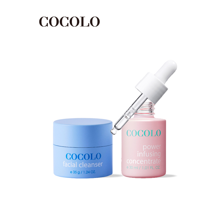 【COCOLO】玩美童顏2件組 - 胺基酸洗臉 精華液  油痘粉刺保養
