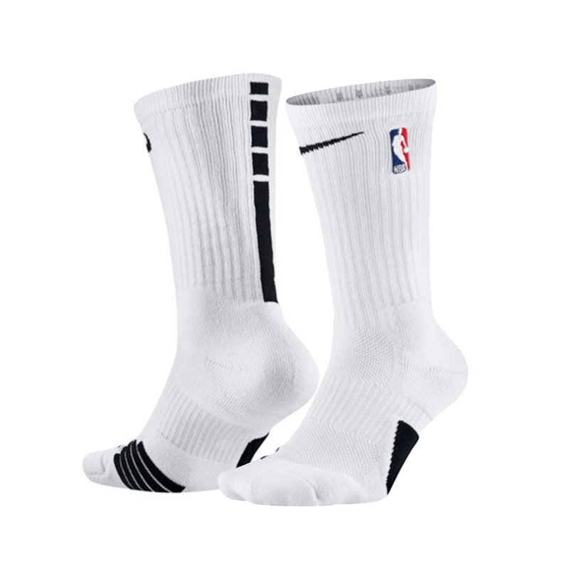 Nike Elite Crew NBA 白 長襪 中筒襪 襪子 男女款 籃球襪 SX7587-100 [現貨]