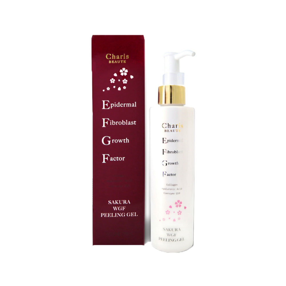 【9愛瘋日購】Charis BEAUTE WGF 櫻花去角質凝膠 200ml 日本代購