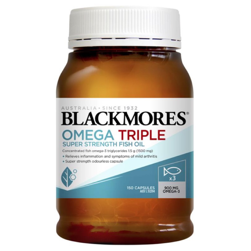 ❤️現貨❤️Blackmores澳佳寶 Blackmores三倍魚油150粒