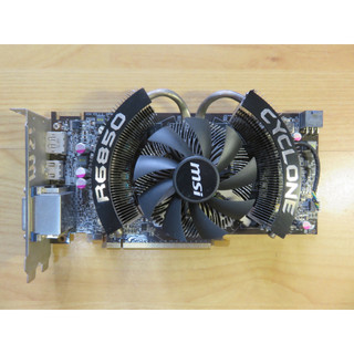 G.故障顯示卡-微星 R6850 CYCLONE 1GD5 PE/OC (MS-V244) 直購價170