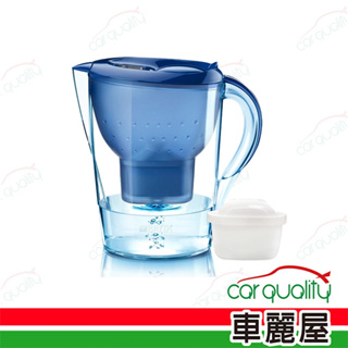 【BRITA】濾水壺 MARELLA馬利拉 藍色3.5L 1壺2芯(車麗屋)