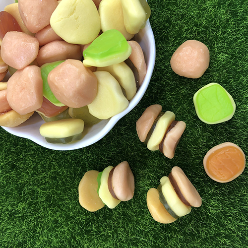 嘗甜頭 漢堡食材 200公克 水果口味 QQ糖 軟糖 造型軟糖 進口 捷克