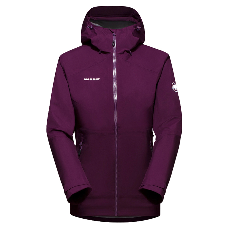 【瑞士 MAMMUT 長毛象】Convey女單件式GT連帽外套『葡萄紫』1010-28801 戶外 露營 登山 外套 冬
