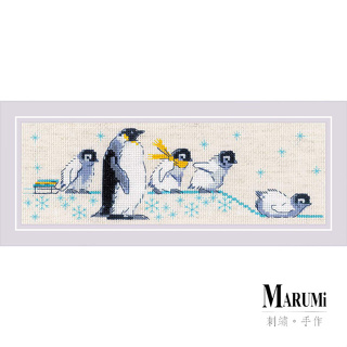 MARUMi刺繡手作【1975 - RIOLIS 十字繡材料包 - 企鵝向前衝】