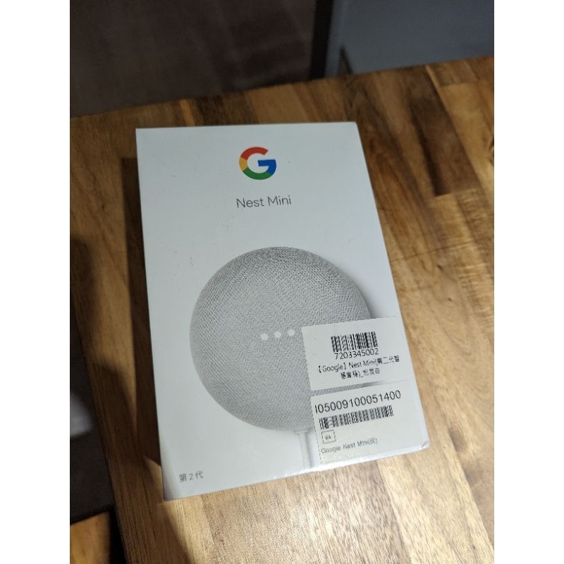 Google nest mini 第二代 黑 灰 Google home 智慧音響 智能音箱