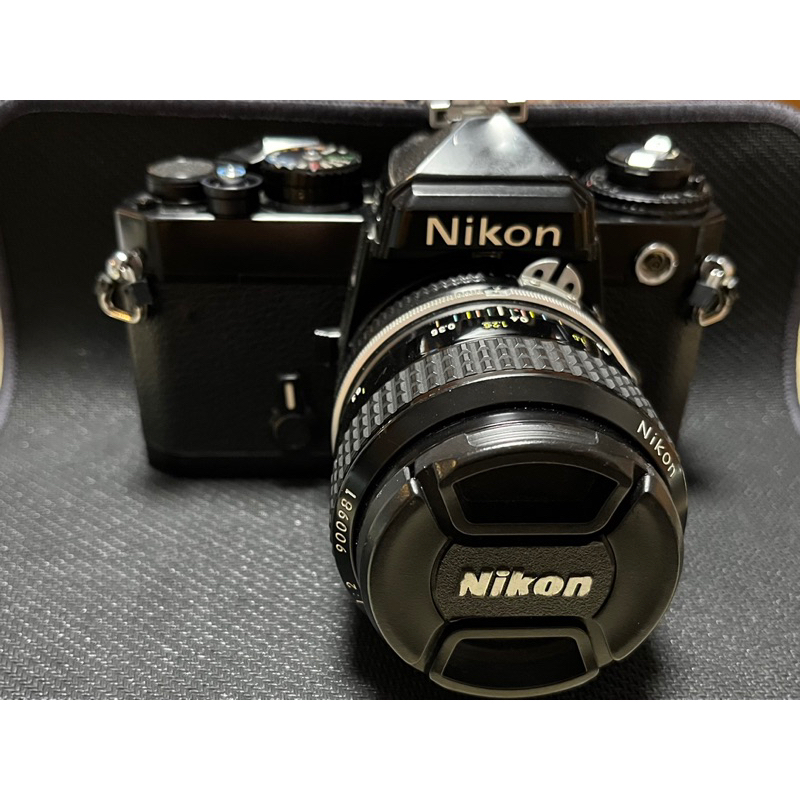 Nikon FE 黑鉻機/底片機/動作正常/非擺設/含鏡頭