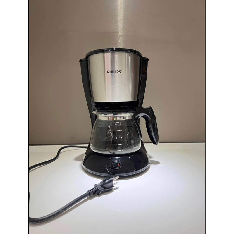 熱賣Philips/飛利浦HD7457 全自動咖啡機家用防滴漏式泡茶美式 咖啡粉