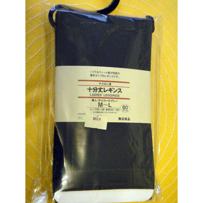 ☆ CLASSY ☆ 全新 日本製 日本 MUJI 無印良品 (顯瘦) 80D Ladies' leggings 絲襪