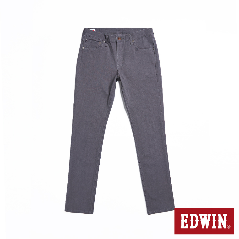 EDWIN 503基本五袋中直筒牛仔長褲(灰色)-男款