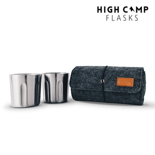 High Camp Flasks 1117 Tumbler 2入軟殼酒杯組 / Classic Stainless銀色