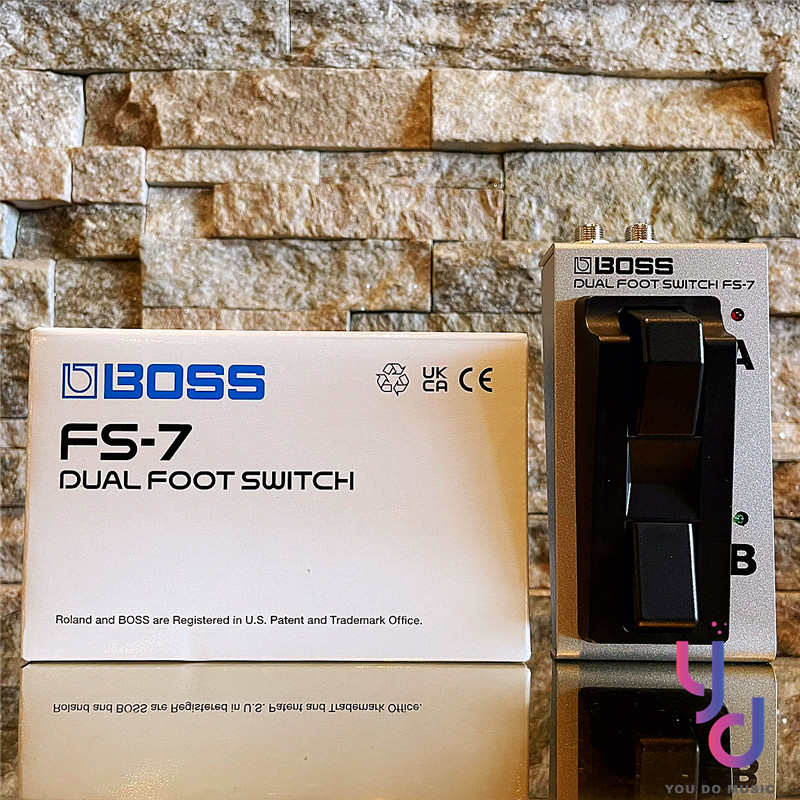 分期免運 贈短導線 BOSS FS-7 Dual Footswitch 效果器 AB 切換 踏板 免電源 公司貨 五年保