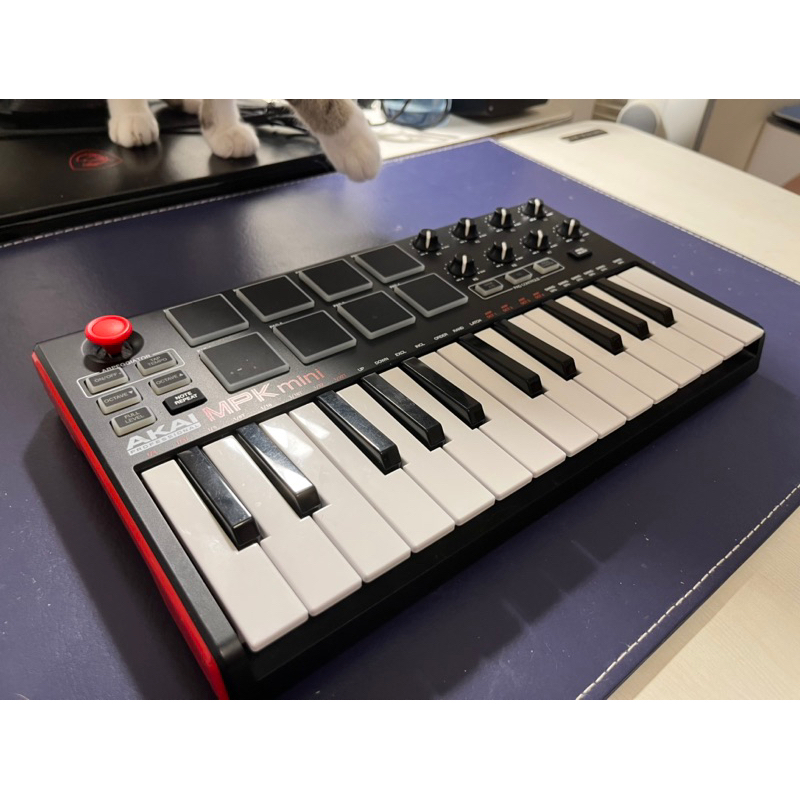 二手AKAI MPK mini MIDI鍵盤/編曲/演奏/樂器