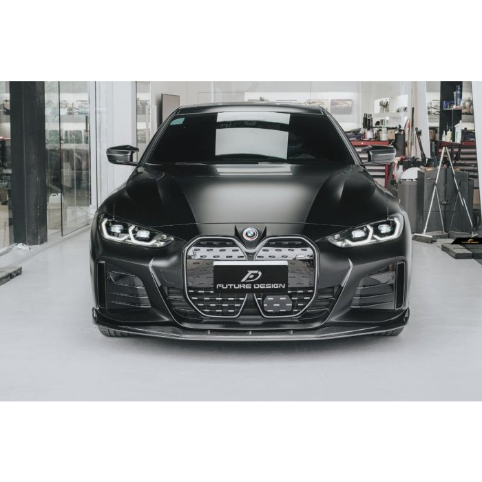 【Future_Design】BMW I4 FD 品牌 V1 碳纖維 卡夢 CARBON 前下巴 現貨
