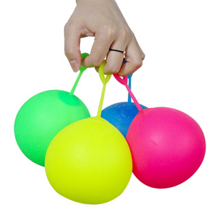 吹氣圓球 bubble ball 附吹氣管 注水透明泡泡球 拍拍球 TPR吹氣球 兒童玩具 防爆氣球 AS文具倉庫
