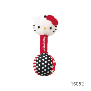 Combi Hello Kitty啞鈴型布物固齒手搖鈴