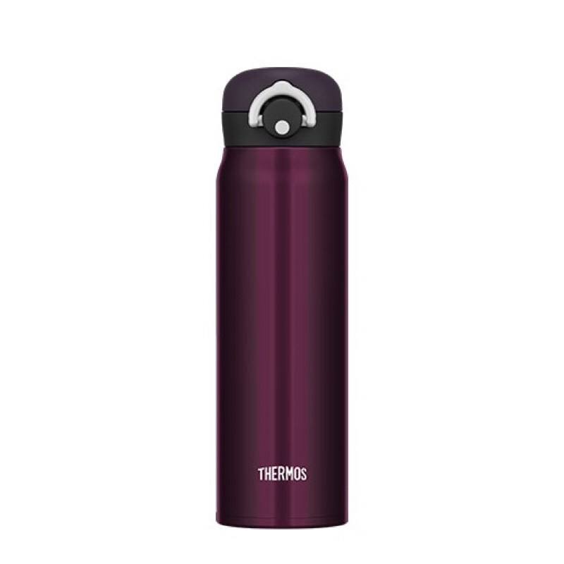 THERMOS 膳魔師輕巧變保溫瓶 _JNR-600系列_600ml 午夜黑 / 酒紅