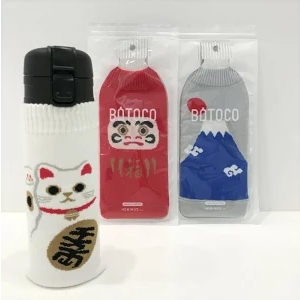 HEMING'S BOTOCO 全新 MIJ 日本製 富士山 保溫瓶 保護套 杯套 水壺套 保溫袋 保冷袋