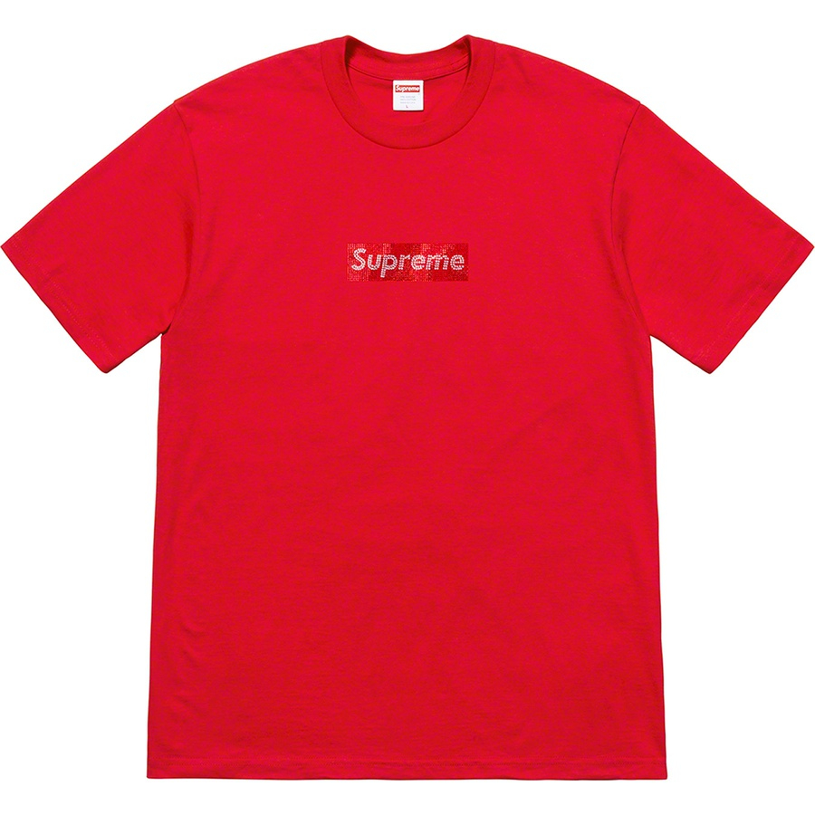 [Blank Galleria] SUPREME 25th SWAROVSKI Box Logo Tee