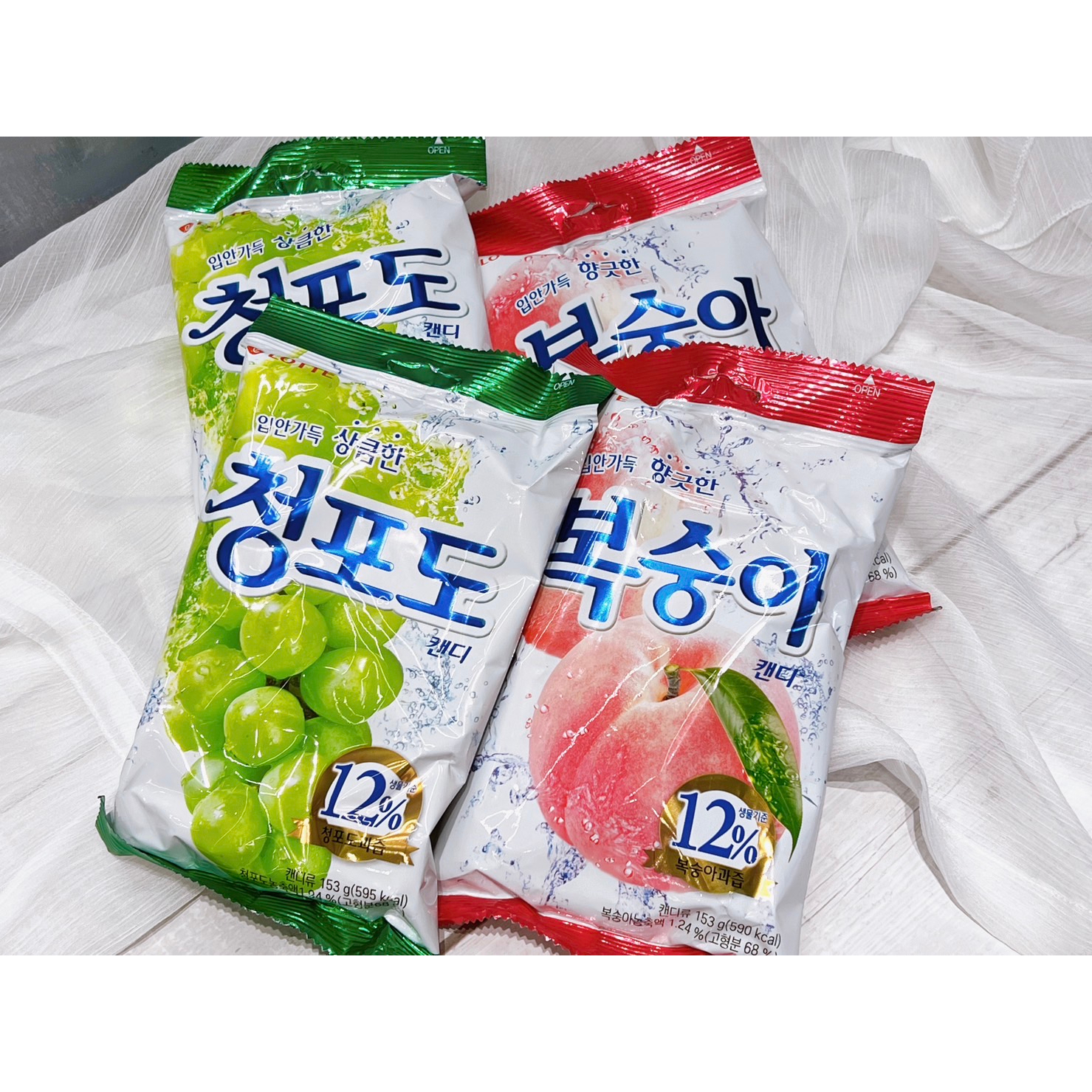 歐8韓物🇰🇷 直購 韓國 Lotte 樂天 青葡萄糖 葡萄糖果