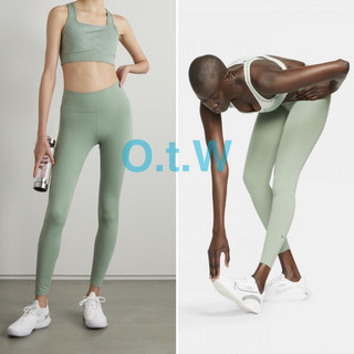【O.t.W】Nike One Luxe 中腰跑步緊身長褲 緊身褲 蘋果綠色 XS $2980↘$1699免運