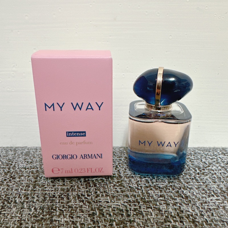 【GIORGIO ARMANI 亞曼尼】MY WAY intense 淡香精 深刻版 試用品