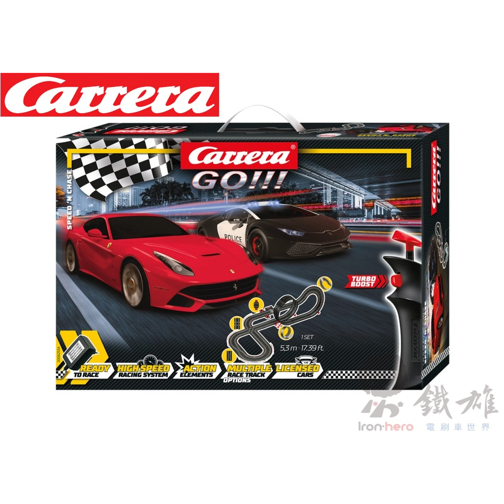 Carrera GO!!! 20062534 Speed 'n Chase Set 電刷車套裝組