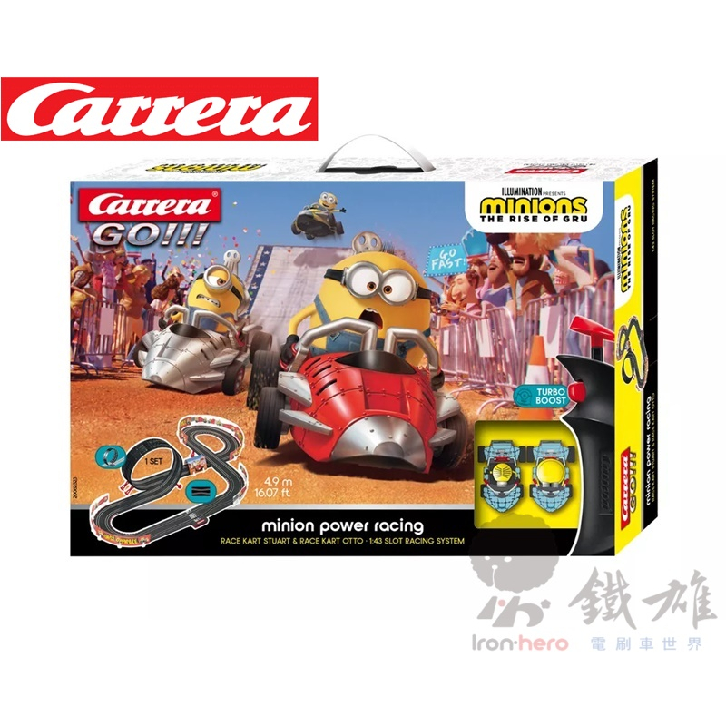 Carrera GO!!! 20062523 Minions - Yellow Racing Set 電刷車套裝組