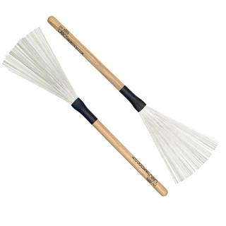 【現代樂器】加拿大 Los Cabos Brushes 鼓刷 紅胡桃木柄 金屬刷