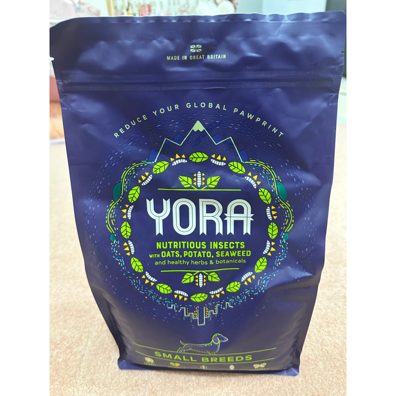 ［全新現貨］YORA蟲蟲飼料1.5kg 小型犬 毛寧  黑水虻